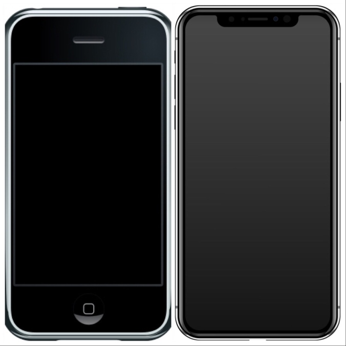 iPhone Original vs iPhone X